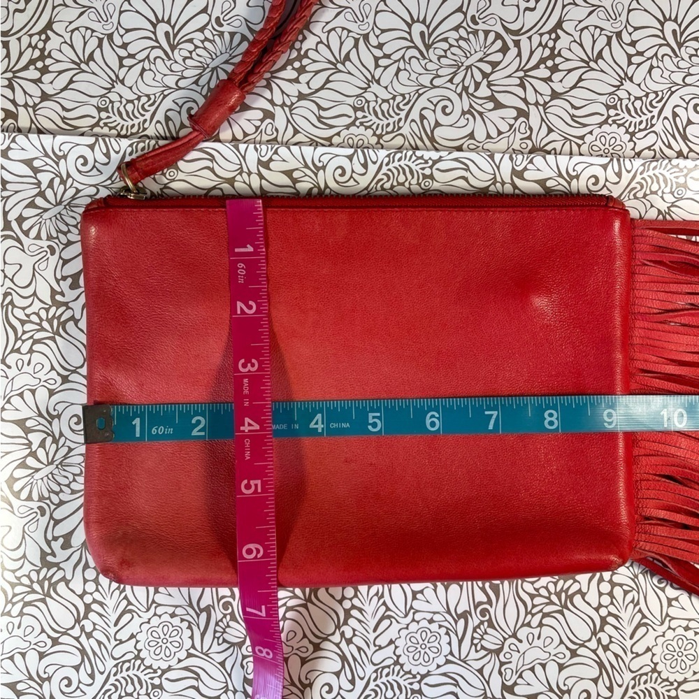 Jacquie Aiche Fringed Leather Clutch | Boho Luxury Statement Bag - Picture 12 of 12